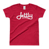 Red Gildan 2000L Ladies' Ultra Cotton Jettly T-Shirt