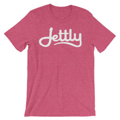 Heather Raspberry Unisex short sleeve Jettly t-shirt