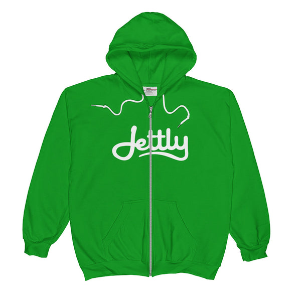 Green Apple Anvil 71600 Full-Zip Hooded Jettly Sweatshirt