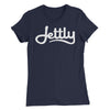 Navy Bella + Canvas 6004 Women’s Slim Fit Jettly T-Shirt