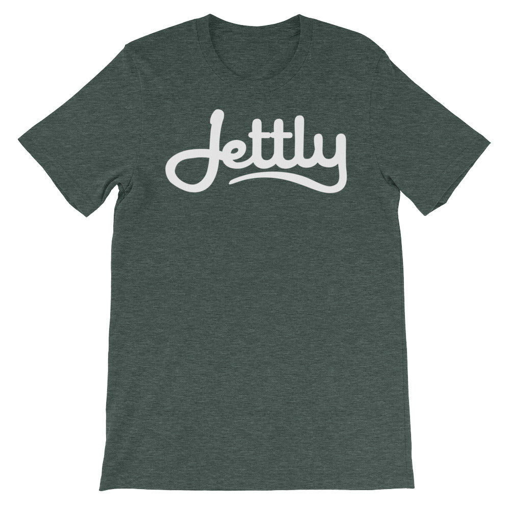 Heather Forest Unisex short sleeve Jettly t-shirt