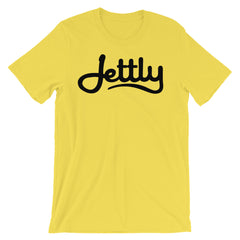 Yellow Unisex short sleeve Jettly t-shirt