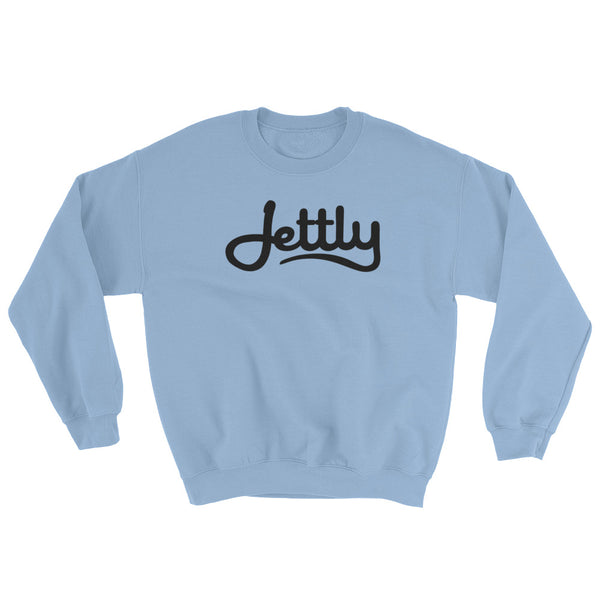 Light Blue Gildan 18000 Heavy Blend Crewneck Jettly Sweatshirt