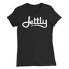 Black Bella + Canvas 6004 Women’s Slim Fit Jettly T-Shirt