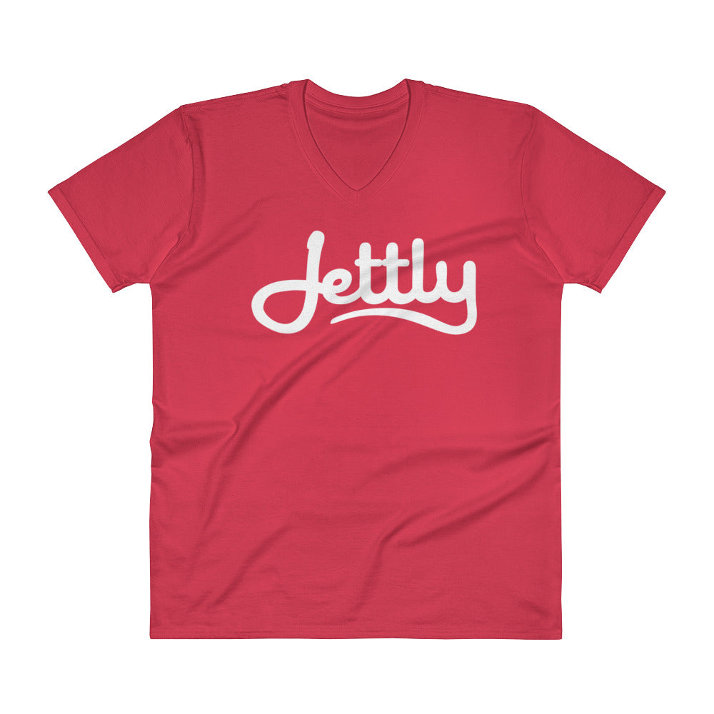 Red Anvil 982 Lightweight Fashion V-Neck Jettly T-Shirt with Tear Away Label