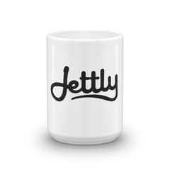 15oz White Glossy Jettly Mug Made in the USA