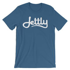 Steel Blue Unisex short sleeve Jettly t-shirt