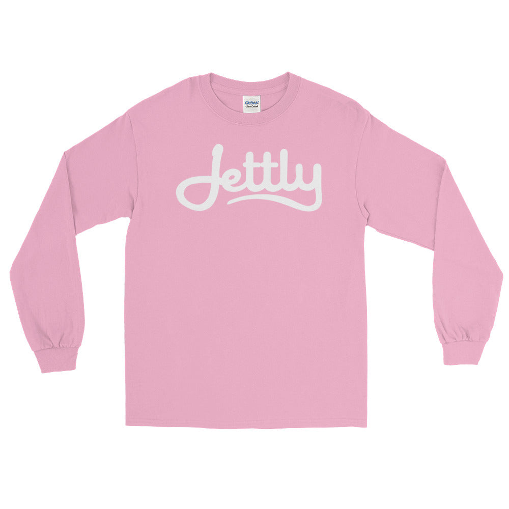 Light Pink Gildan 2400 Ultra Cotton Long Sleeve Jettly T-Shirt