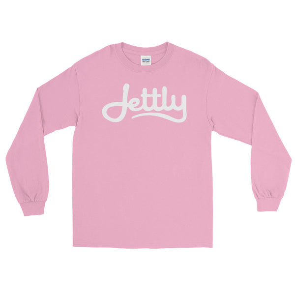 Light Pink Gildan 2400 Ultra Cotton Long Sleeve Jettly T-Shirt