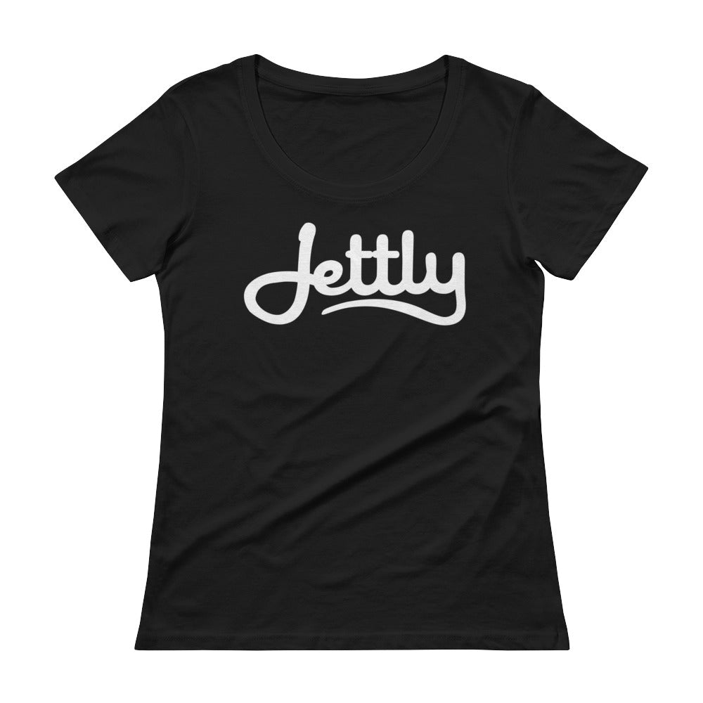 Black Anvil 391 Ladies Sheer Scoopneck Jettly T-Shirt with Tear Away Label