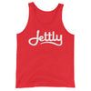 Red Triblend Bella + Canvas 3480 Unisex Tank Jettly Top