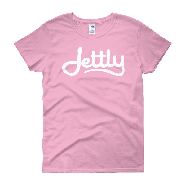 Light Pink Gildan 5000L Ladies Heavy Cotton Short Sleeve Jettly T-Shirt