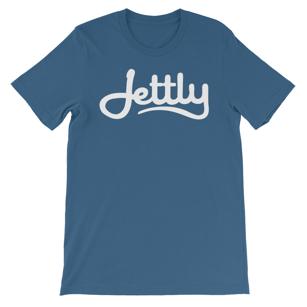Steel Blue Unisex short sleeve Jettly t-shirt