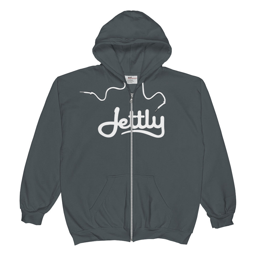 Charcoal Anvil 71600 Full-Zip Hooded Jettly Sweatshirt