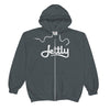 Charcoal Anvil 71600 Full-Zip Hooded Jettly Sweatshirt