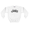 White Hanes F260 Ultimate Cotton Crewneck Jettly Sweatshirt