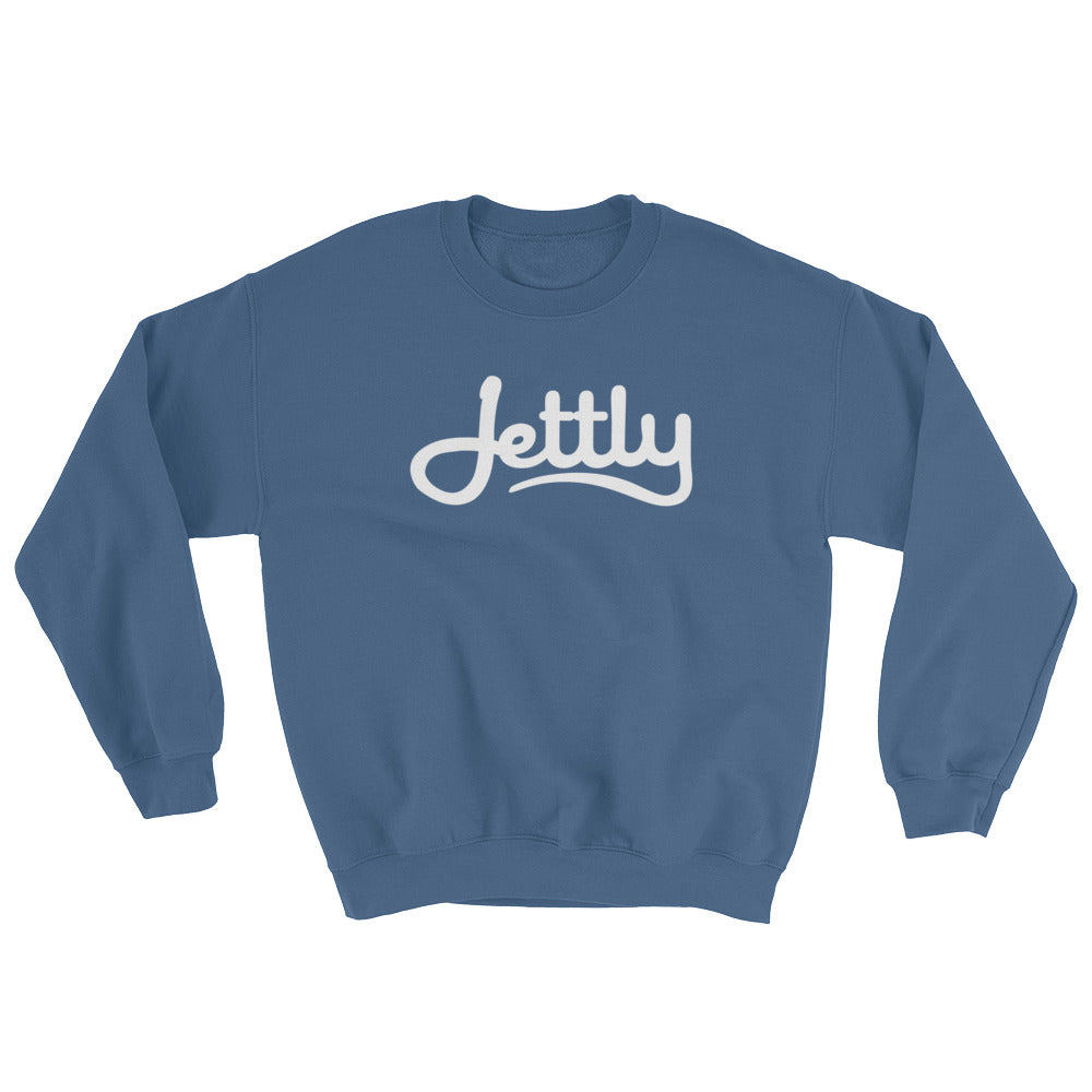 Indigo Blue Gildan 18000 Heavy Blend Crewneck Jettly Sweatshirt