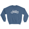 Indigo Blue Gildan 18000 Heavy Blend Crewneck Jettly Sweatshirt