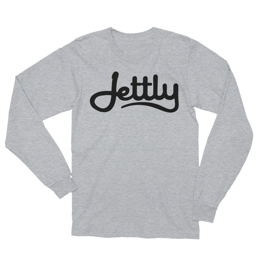 Heather Grey LA Apparel 2007 Unisex Fine Jersey Long Sleeve Jettly T-Shirt