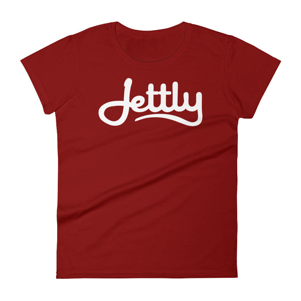 Independence Red Anvil 880 Ladies Ringspun Fashion Fit Jettly T-Shirt with Tear Away Label