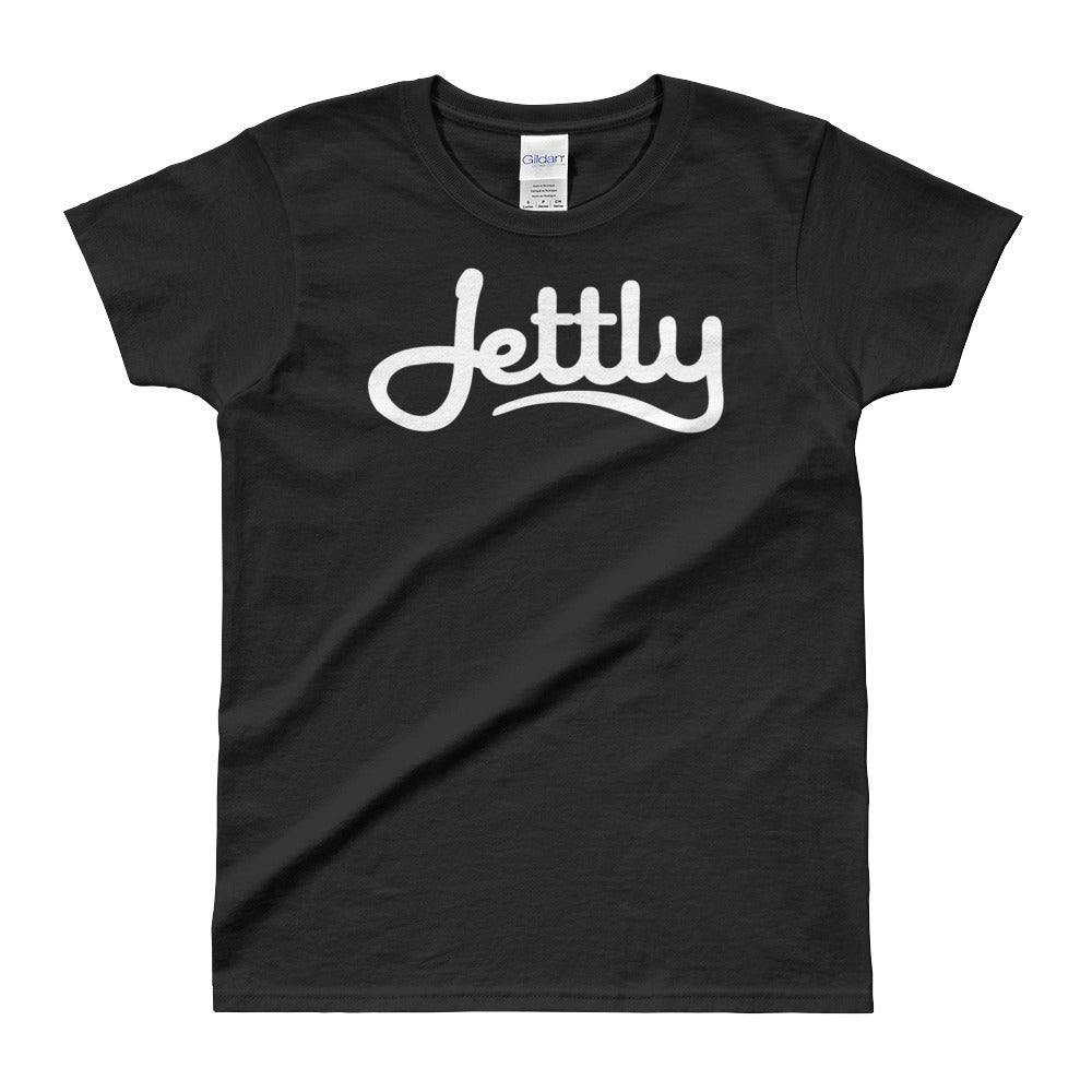 Black Gildan 2000L Ladies' Ultra Cotton Jettly T-Shirt