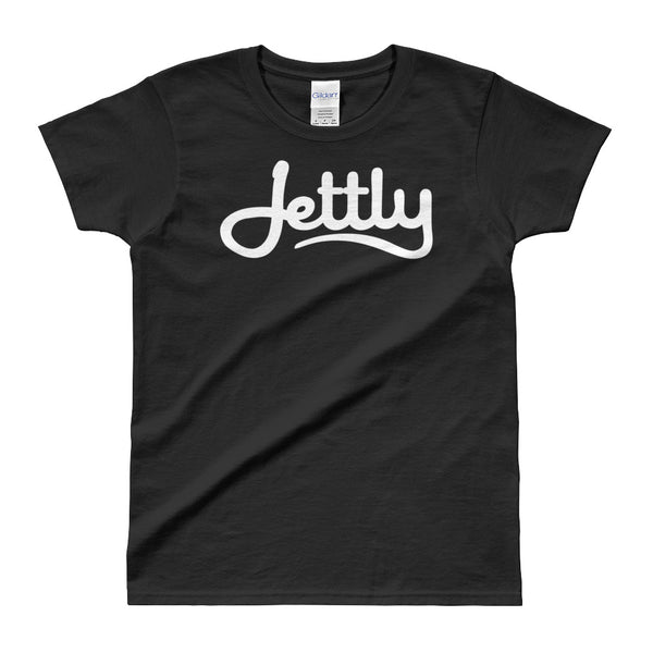Black Gildan 2000L Ladies' Ultra Cotton Jettly T-Shirt