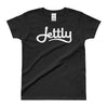 Black Gildan 2000L Ladies' Ultra Cotton Jettly T-Shirt