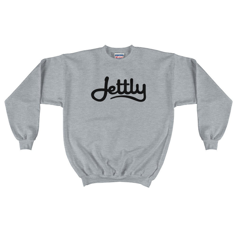 Light Steel Hanes F260 Ultimate Cotton Crewneck Jettly Sweatshirt
