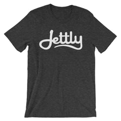 Dark Grey Heather unisex short sleeve Jettly t-shirt