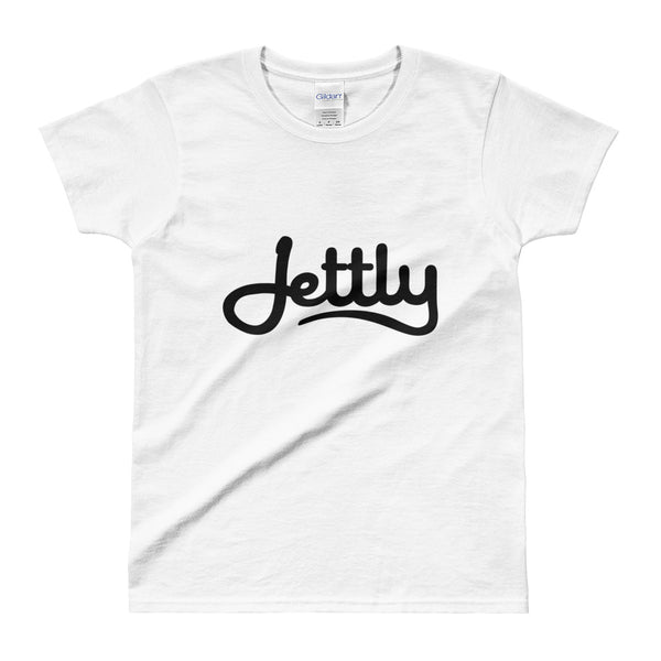 White Gildan 2000L Ladies' Ultra Cotton Jettly T-Shirt