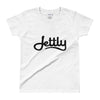 White Gildan 2000L Ladies' Ultra Cotton Jettly T-Shirt