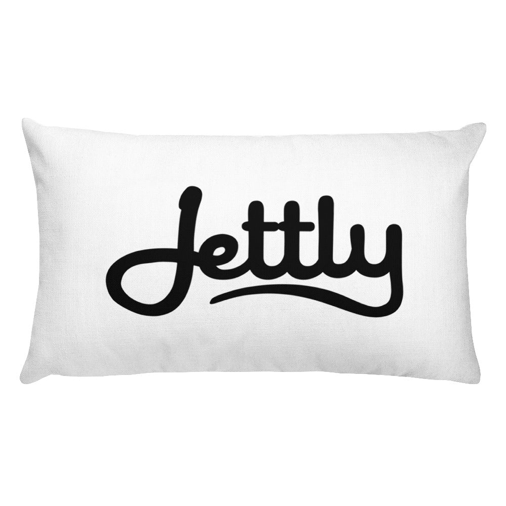 Black Rectangular Jettly Pillow Case
