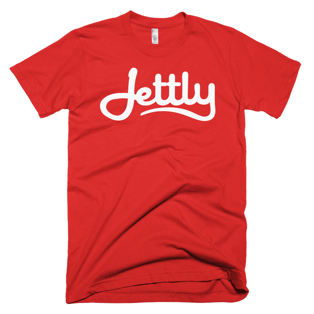 Red Short sleeve men's Jettly t-shirt